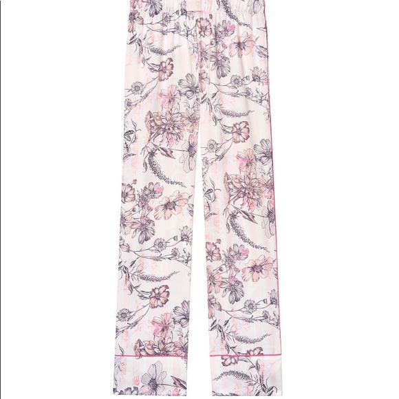 NWT Victoria’s Secret floral satin sleep pj pants - Picture 4 of 4
